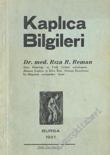 Kaplıca Bilgileri -        1937