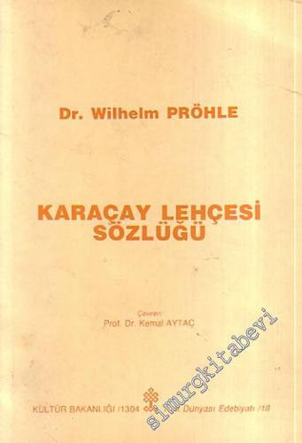 Karaçay Lehçesi Sözlüğü -        1991