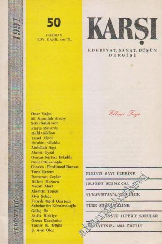 Karşı - Edebiyat Sanat Düşün Dergisi  - Sayı: 50      Haziran