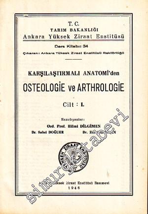 Karşılaştırmalı Anatomi'den Osteologie ve Arthrologie