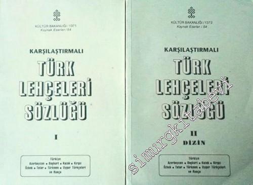 Karşılaştırmalı Türk Lehçeleri Sözlüğü 2 Cilt