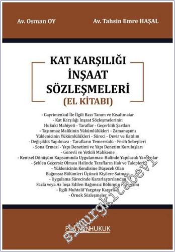 Kat Karşılığı İnşaat Sözleşmeleri El Kitabı -        2024