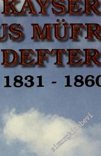 Kayseri Nüfus Müfredat Defteri 1831 - 1860 -        2000