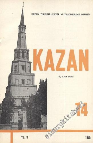Kazan - Üç Aylık Dergi - Sayı: 14, Yıl: 1975