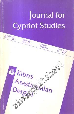 Kıbrıs Araştırmaları Dergisi = Journal for Cypriot Studies - Sayı: 2 C