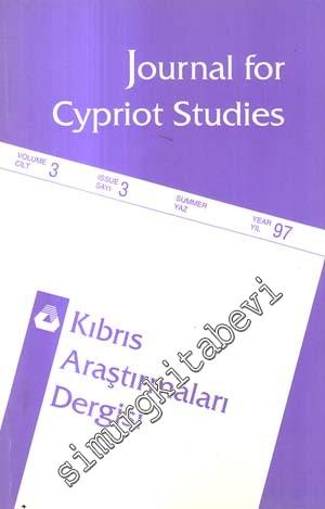 Kıbrıs Araştırmaları Dergisi = Journal for Cypriot Studies - Sayı: 3 C