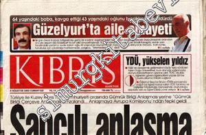Kıbrıs Gazetesi - Sayı: 5073 Yıl: 14 Ağustos