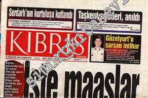 Kıbrıs Gazetesi - Sayı: 5080    Yıl: 14   Ağustos