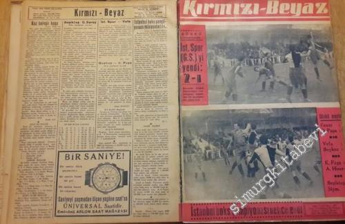 Kırmızı Beyaz Bitaraf Spor Gazetesi, Sayı 283 - 327; Yıl: 20 Eylül 194
