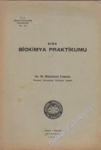 Kısa Biyokimya Praktikumu -