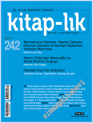 Kitap-lık: İki Aylık Edebiyat Dergisi - Handan İnci'nin Ardından - Say