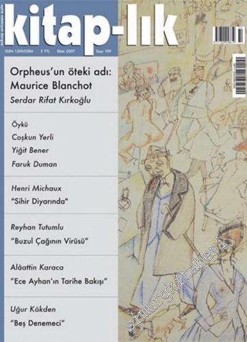 Kitap-lık: İki Aylık Edebiyat Dergisi : Orpheus'un Öteki Adı : Maurice
