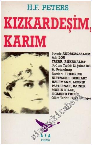 Kızkardeşim Karım Lou Andreas Salome -        1993