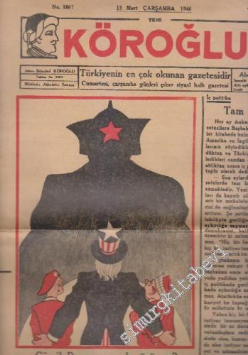 Köroğlu Gazetesi - Sayı: 1867    3  Mart
