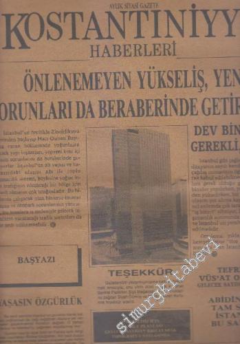 Kostantıniyye Haberleri Aylık Siyasi Gazete - Sayı: 8    1  Aralık