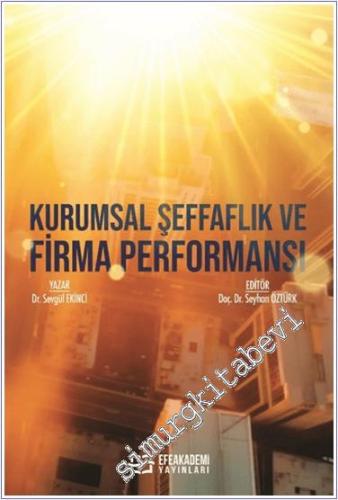 Kurumsal Şeffaflık ve Firma Performansı -        2024