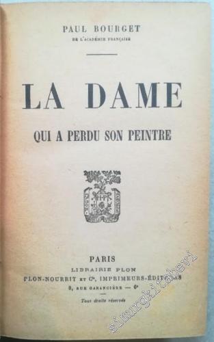 La Dame Qui à Perdu son Peintre