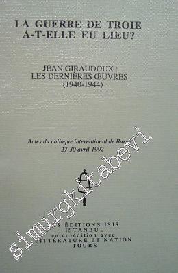 La Guerre de Troie a - t - elle eu Lieu? Les dernières Oeuvres (1940-1944) -        1992