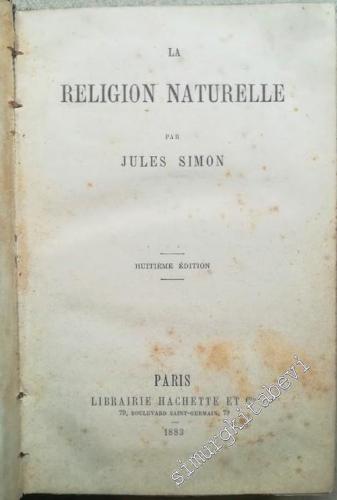 La Religion Naturelle -        1883