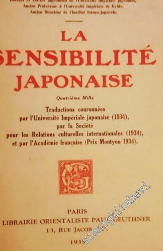 La Sensibilite Japonaise -        1935