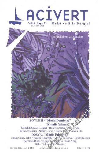 Lacivert Öykü ve Şiir Dergisi - Dosya: Minör Edebiyat - Yıl: 6, Sayı: 33; Mayıs - Haziran 2010