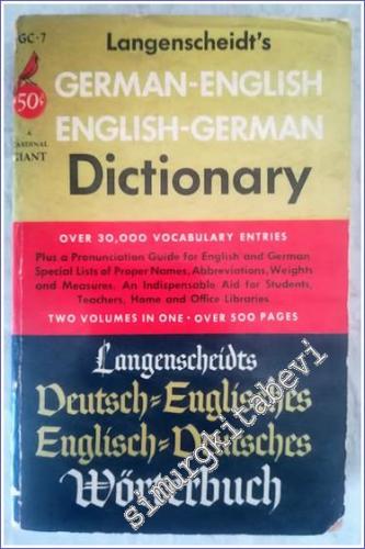 Langenscheidt's German-English English-German Dictionary = Deutsch-Englisches Englisches-Deutsch Wörterbuch ( Two Volumes in One ) -        1956
