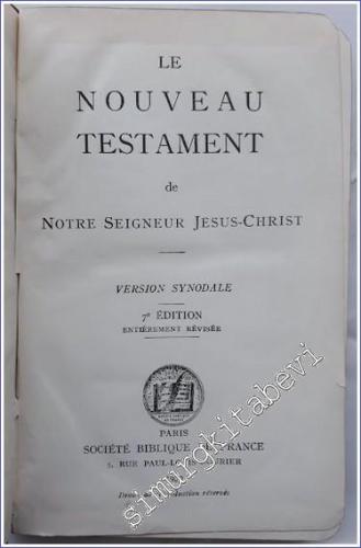 Le Nouveau Testament de Notre Seigneur Jesus-Christ / Les Psaumes (Ver
