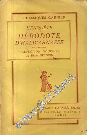 L'enquete de Herotode D'Halicarnasse -