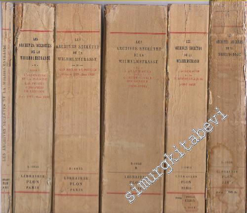 Les Archives Secretes De La Wilhelmstrasse 5 Volume -        1954