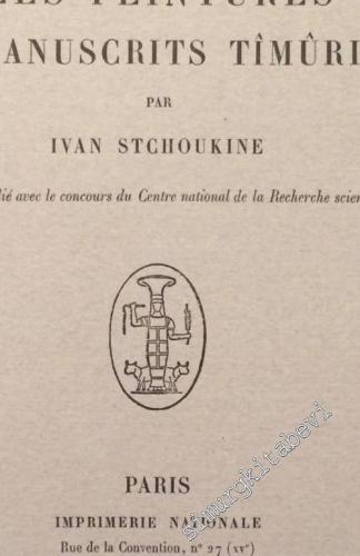 Les Peintures des Manuscrits Timurides