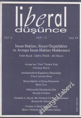 Liberal Düşünce - Üç Aylık Dergi - Dosya: İnsan Hakları, Siyasi Özgürl