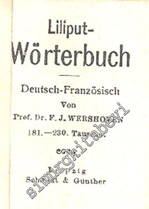 Lilliput Wörterbuch: Wershoven Deutsch - Französisch