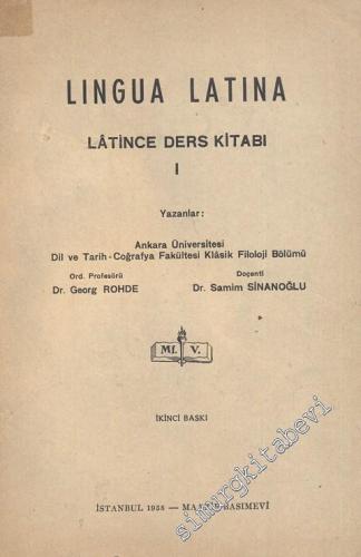 Lingua Latina: Latince Ders Kitabı 1 -