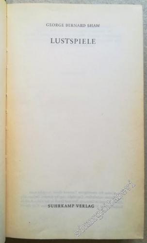 Lustspiele: Komedie in Drei Akten -        1962