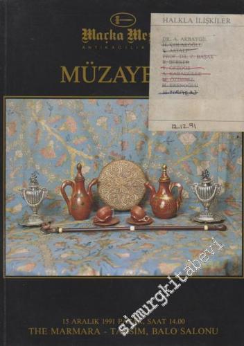 Maçka Mezat Müzayedesi (15 Aralık 1991) -