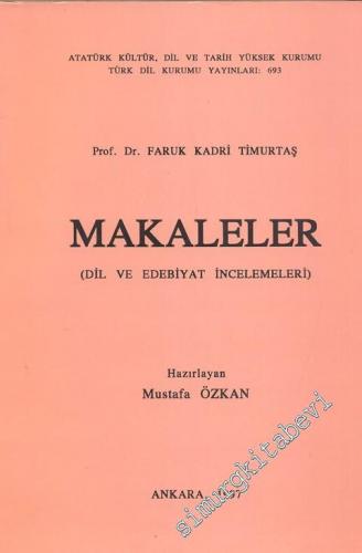 Makaleler: Dil ve Edebiyat İncelemeleri -        1997