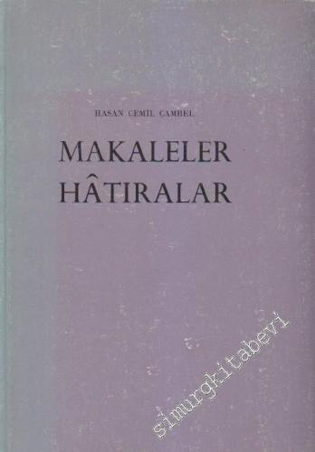 Makaleler Hâtıralar -        1987
