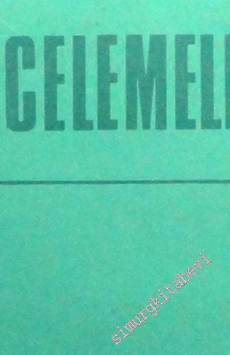 Makaleler ve İncelemeler
