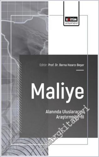 Maliye Alanında Uluslararası Araştırmalar - 3 - 2025