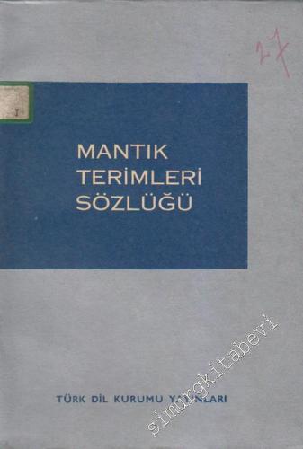 Mantık Terimleri Sözlüğü -        1976