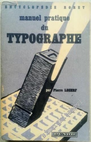 Manuel Pratique du Typographe