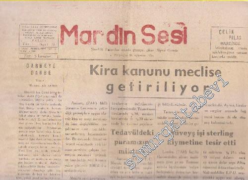 Mardin Sesi - Darbeye Darbe - Sayı: 32  Yıl: 1    Ağustos