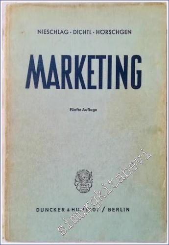 Marketing : Ein Entschidungstheoretischer Ansstz -        1972