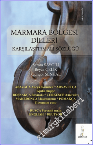 Marmara Bölgesi Dilleri - Karşılaştırmalı Sözlüğü -