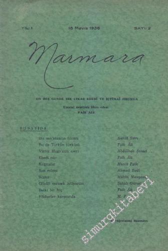 Marmara Dergisi - Sayı: 2    1  Mayıs 1936
