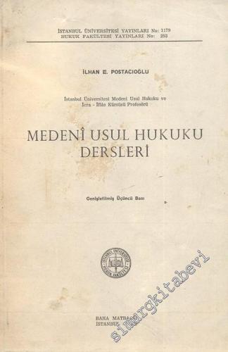 Medeni Usul Hukuku Dersleri -