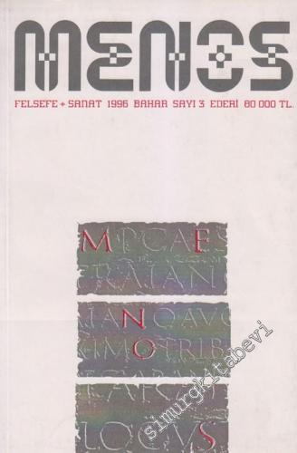 Menos Felsefe + Sanat Bülteni - 3      Bahar