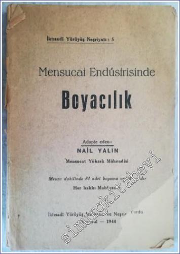 Mensucat Endüstrisinde Boyacılık -        1944