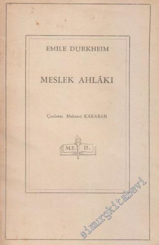 Meslek Ahlâkı -        1949