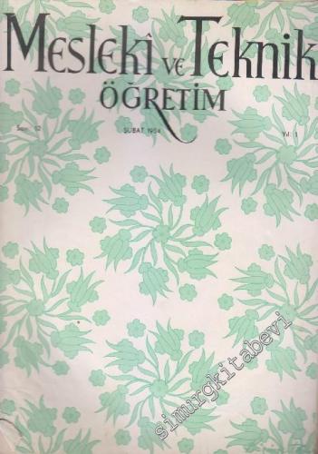 Mesleki ve Teknik Öğretim - Sayı: 12    1  Şubat 1954